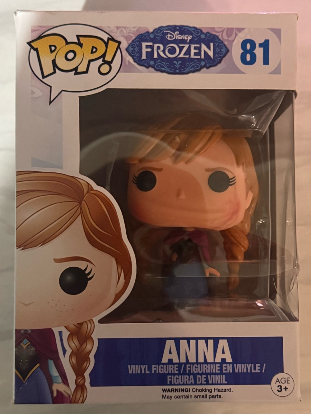 Funko Pop! Anna Vinyl Figure - Blue, Purple, Brown